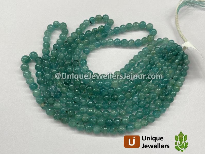 Grandidierite Smooth Round Ball Beads